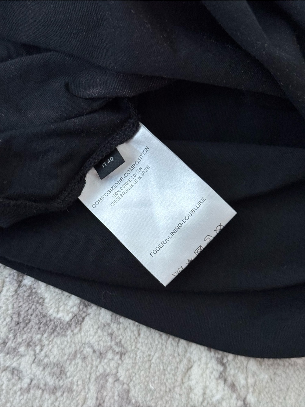 McQ by Alexander McQueen Black 100% Cotton Tank Top with Pink Graphic - Sz 40IT - Picture 6 of 7